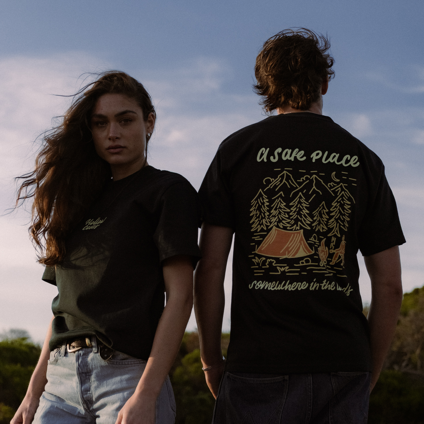 Somewhere In The Woods - Pine Green Tee